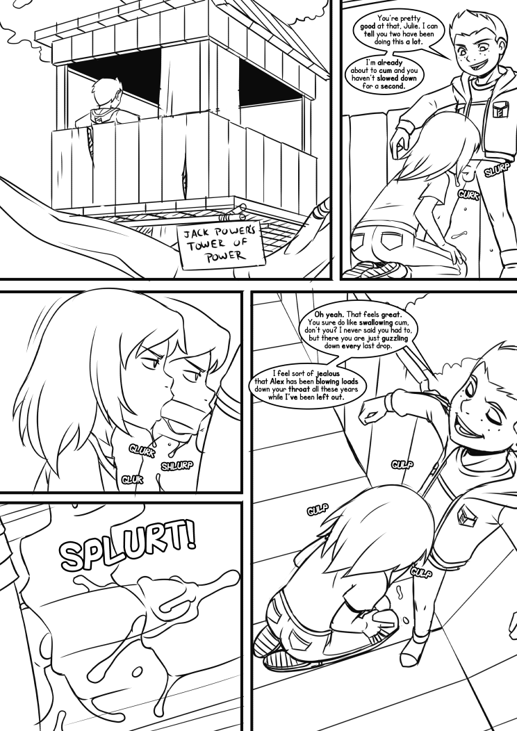 Butt Sextortion Page 1 Sketch
