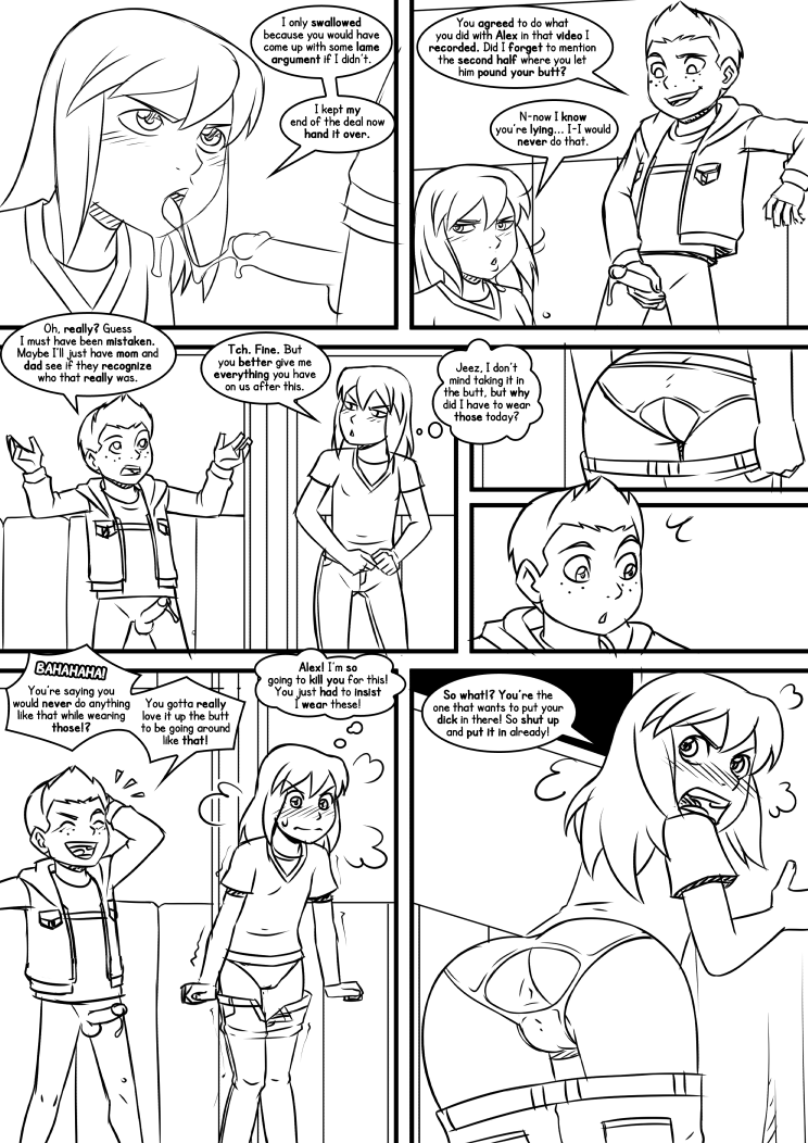 Butt Sextortion Page 2 Sketch