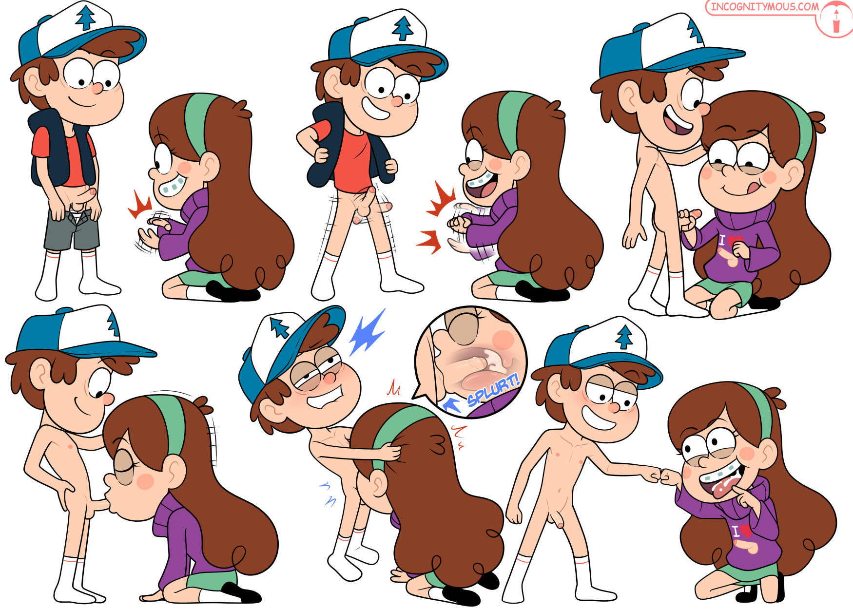 Gravity Falls: Dipper and Mabel BJ Sequence