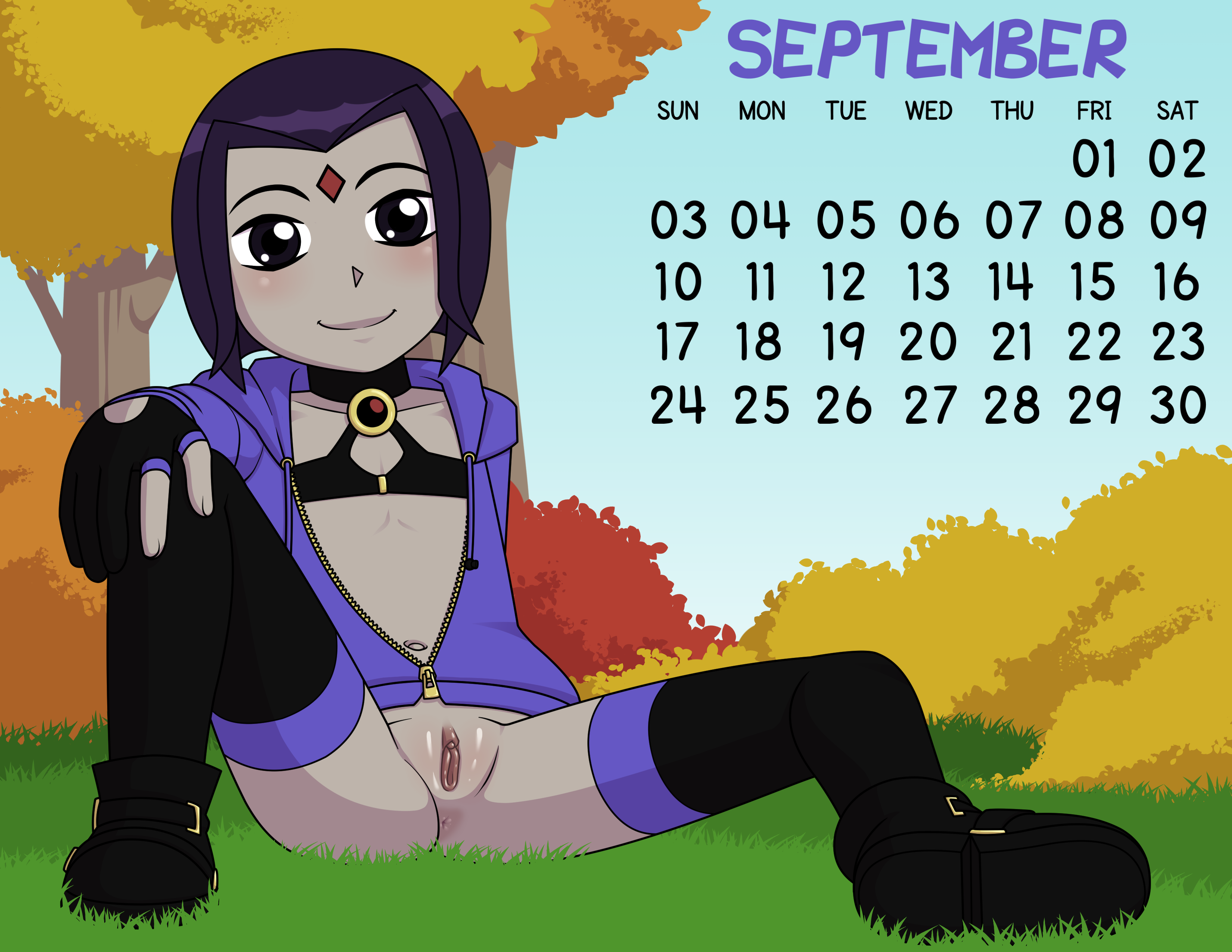 Loli Club Calendar 09 September Raven