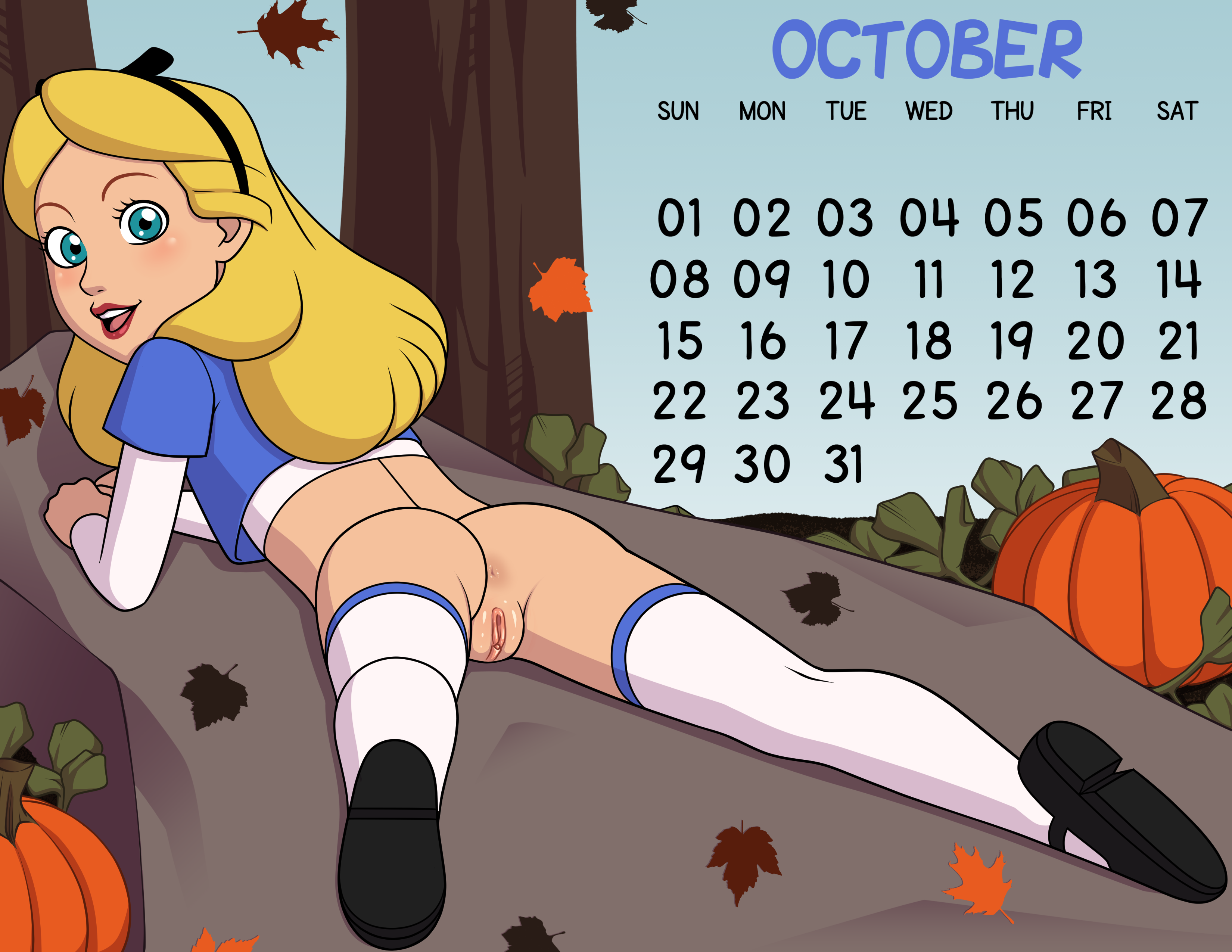 Loli Club Calendar 10 October Alice