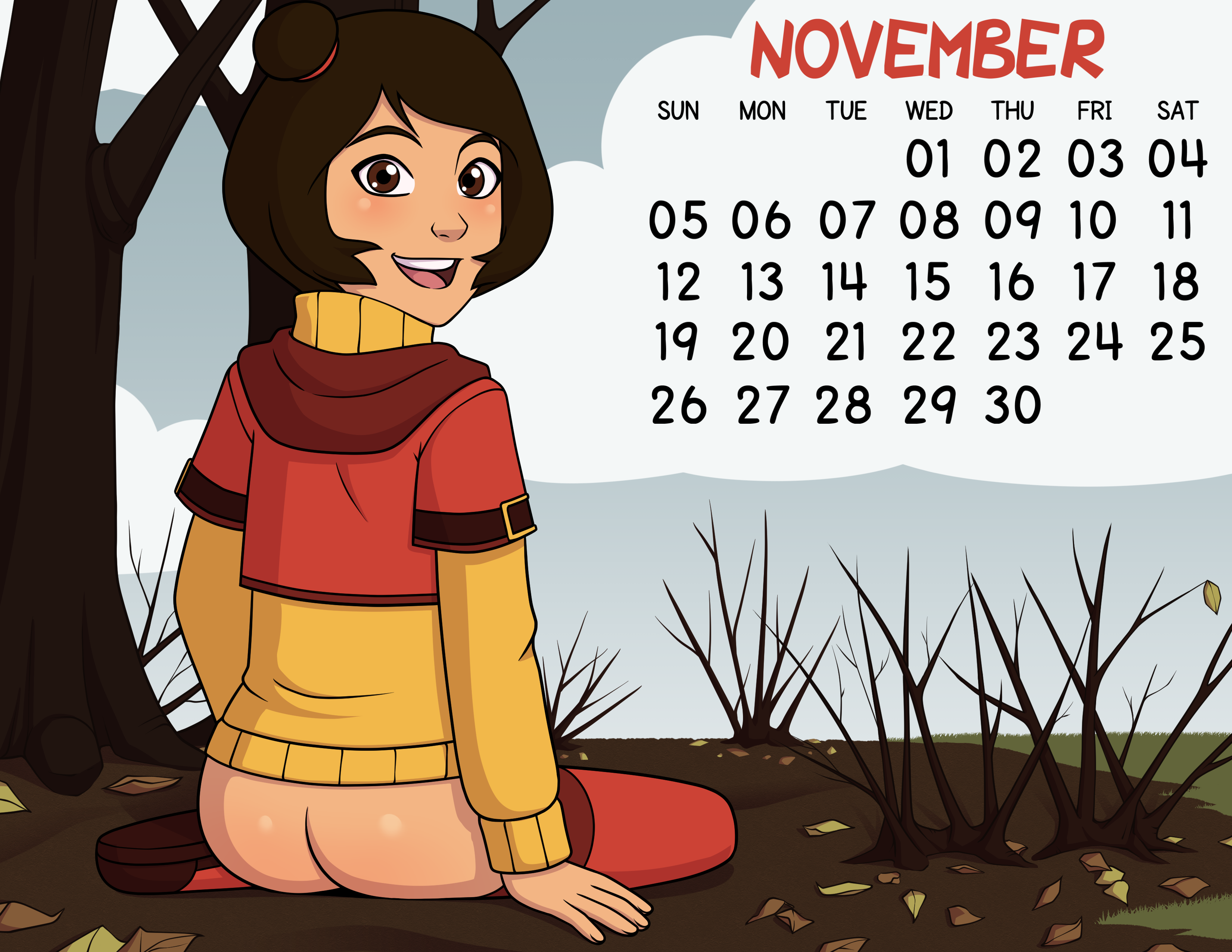 Loli Club Calendar 11 November Jinora