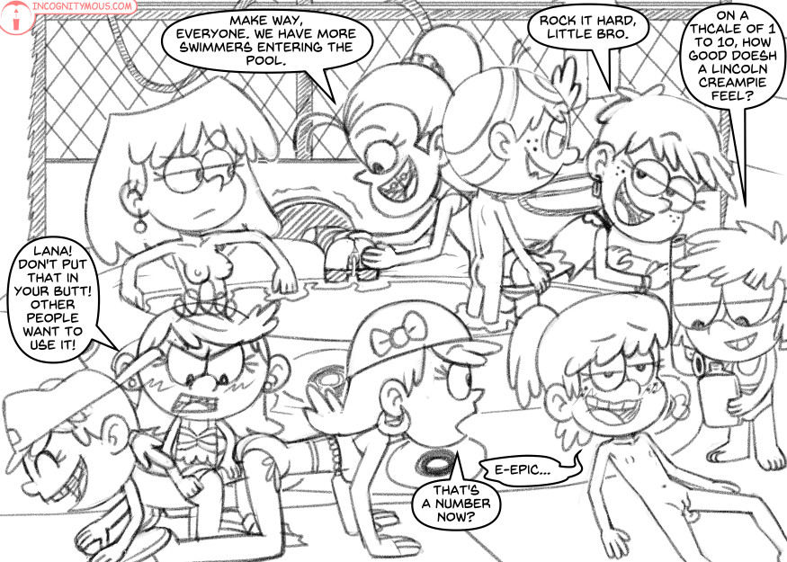 Loud House: Lincoln and Sisters Sketch